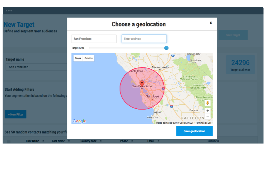 PUSHTech Audience Builder